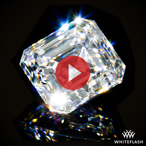 1.50 ct E VS1 Asscher Cut Lab Grown Diamond