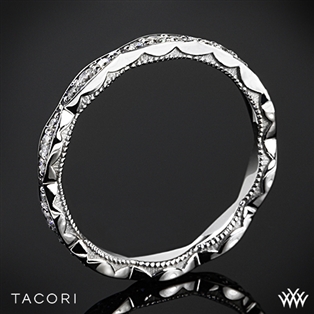 Tacori 46-25ET Sculpted Crescent Eternity Diamond Wedding Ring